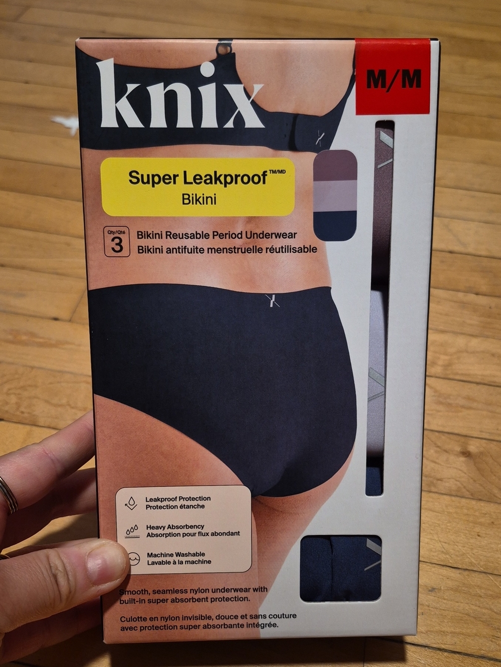 NEW IN BOX - knix Super Leakproof Bikini -3 Pc